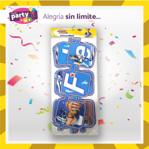 LETRERO FELIZ CUMPLEAÑOS - LAZZY TOWN (mod 1)