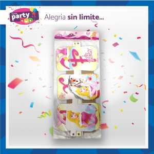LETRERO FELIZ CUMPLEAÑOS - PRINCESAS (mod 2)