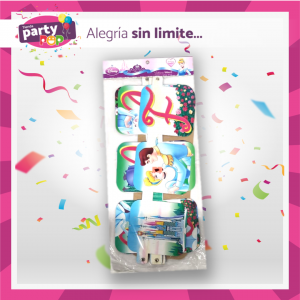 LETRERO FELIZ CUMPLEAÑOS - PRINCESAS (mod 3)