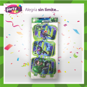 LETRERO FELIZ CUMPLEAÑOS - LINTERNA VERDE