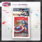 BOLSA PARA DULCE - CAPITÁN AMÉRICA