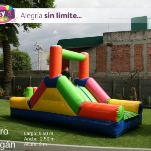 Inflable micro tobogán