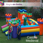 Inflable castillo medieval