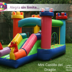 Inflable mini castillo del dragón