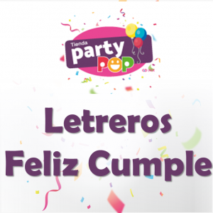 Letrero Feliz Cumpleaños
